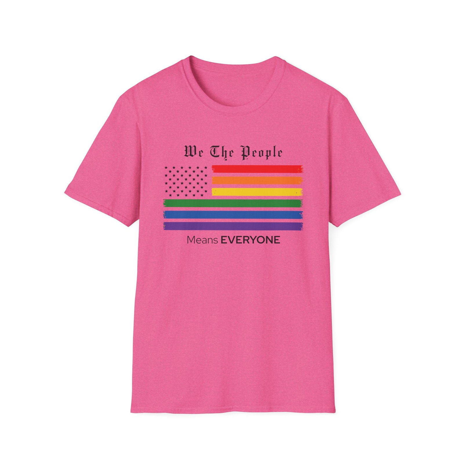 We The People Means Everyone Pride T-Shirt - Image 43