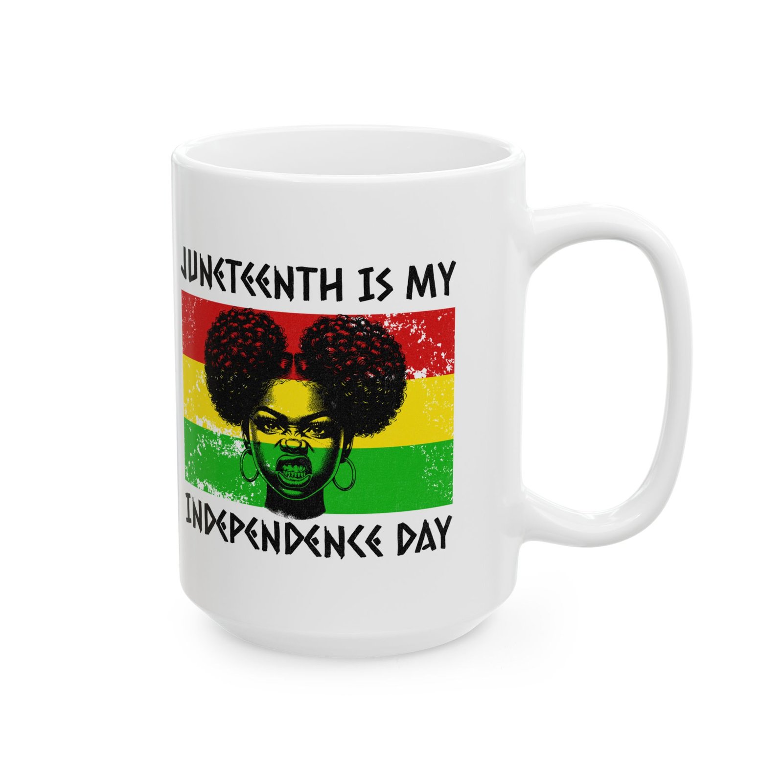 Juneteenth Is My Independence Day Ceramic Mug - Image 7