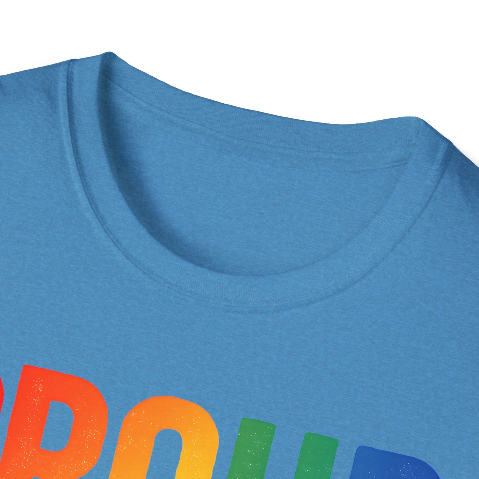Proud Ally T-Shirt – Rainbow Allyship Support Graphic Tee - Image 24