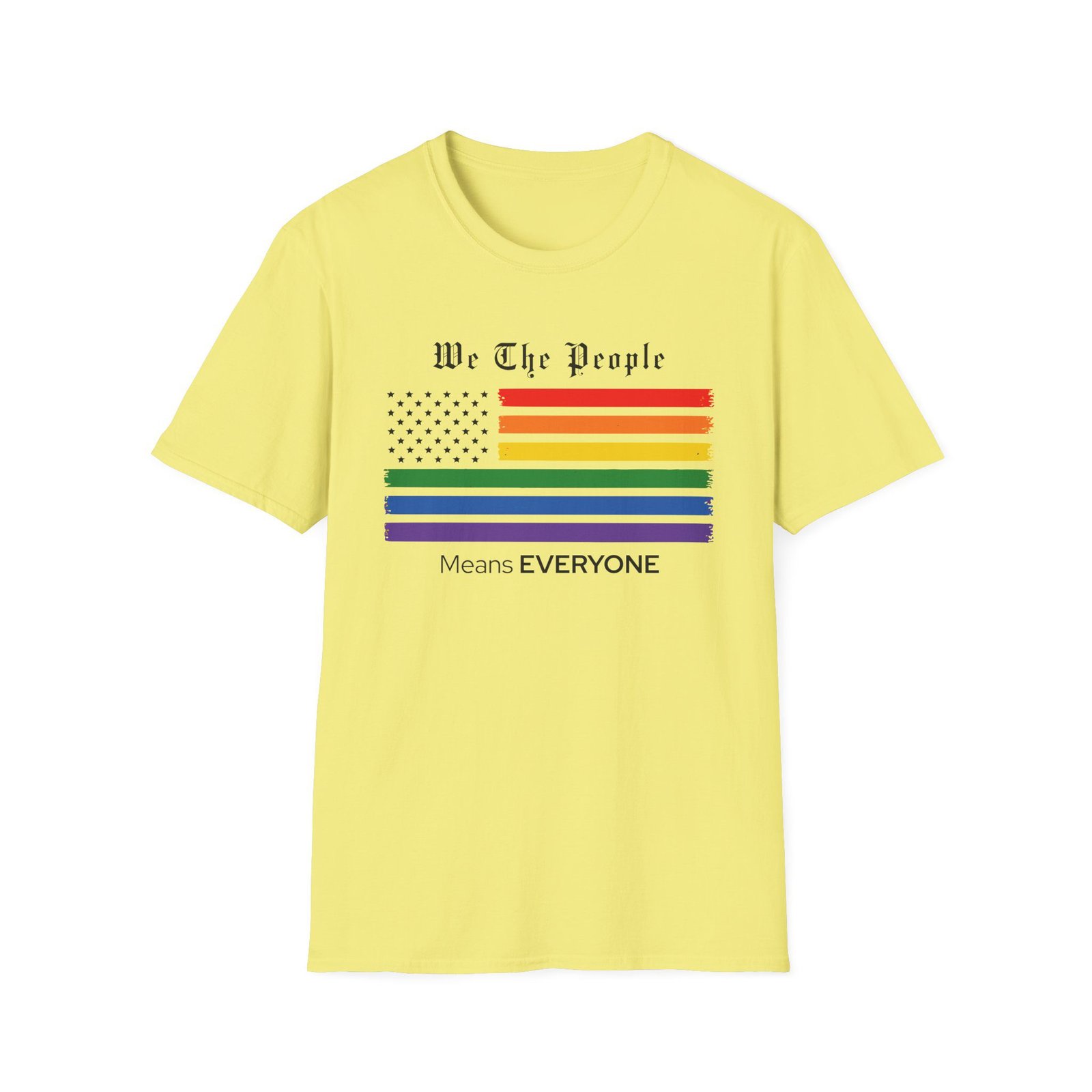 We The People Means Everyone Pride T-Shirt - Image 7