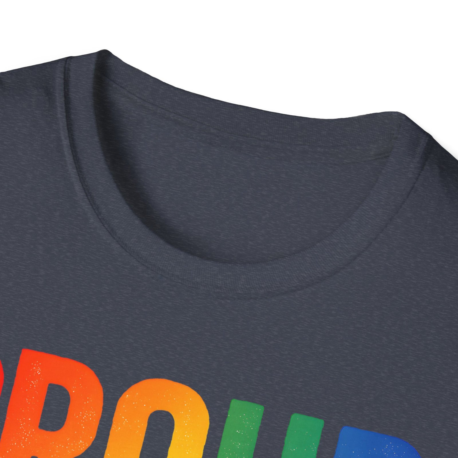 Proud Ally T-Shirt – Rainbow Allyship Support Graphic Tee - Image 33