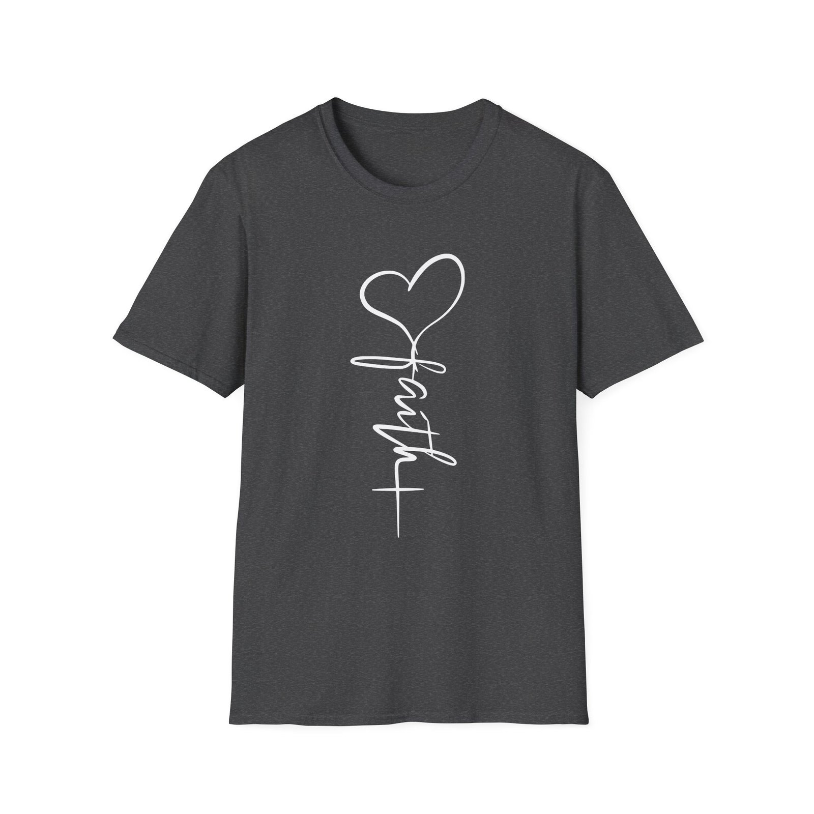 Faith Script Unisex T-Shirt - Image 28