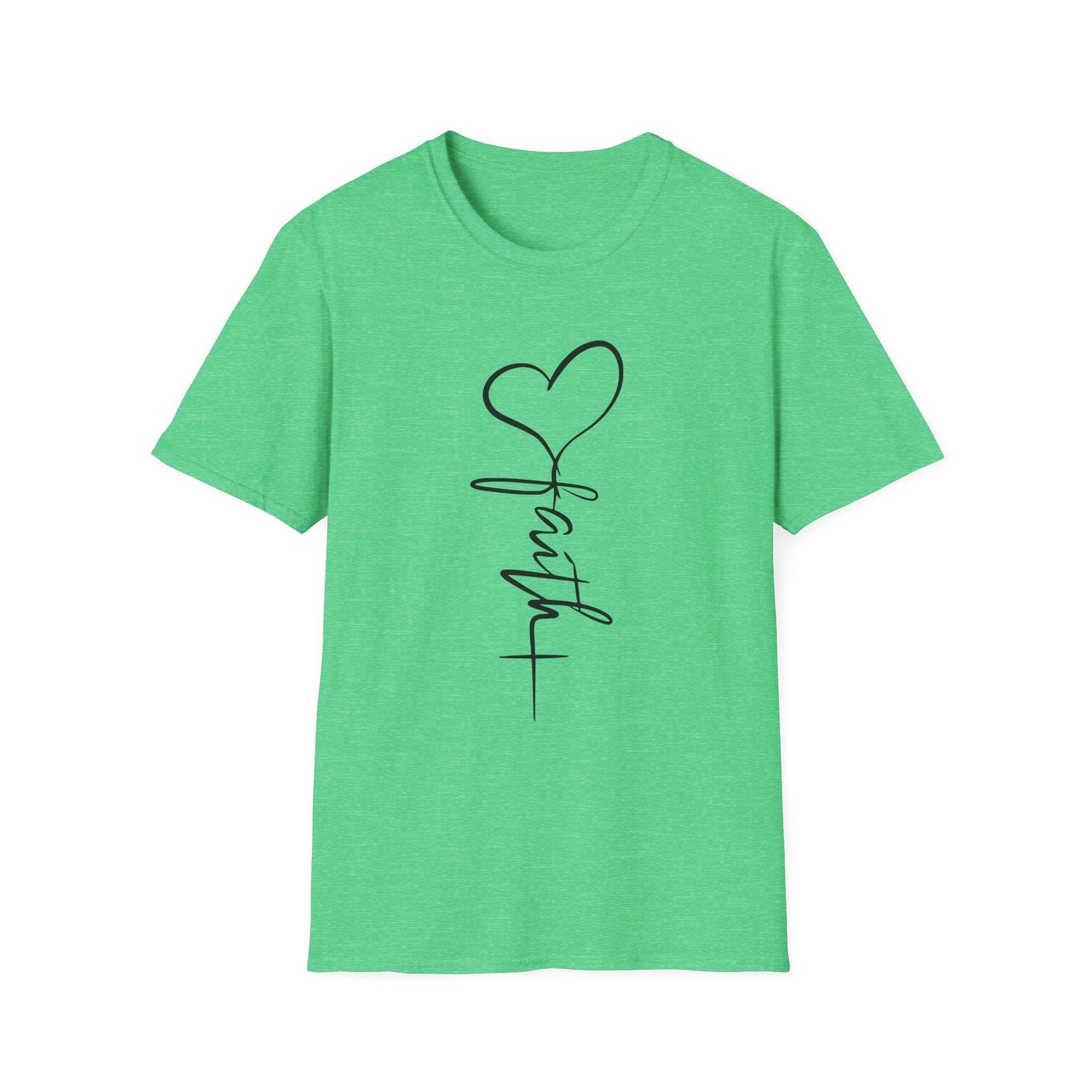 Faith Script Unisex T-Shirt - Image 19