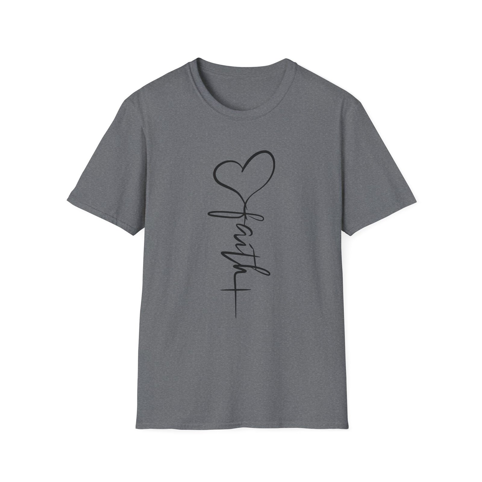 Faith Script Unisex T-Shirt - Image 16
