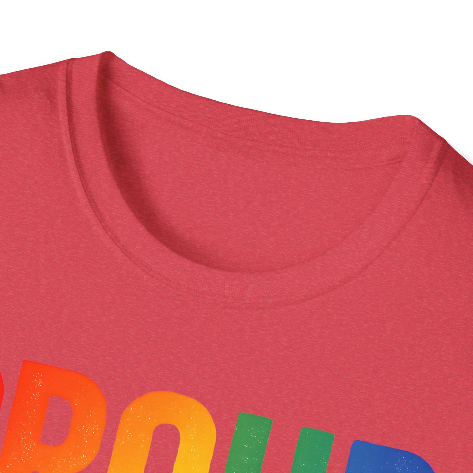 Proud Ally T-Shirt – Rainbow Allyship Support Graphic Tee - Image 42