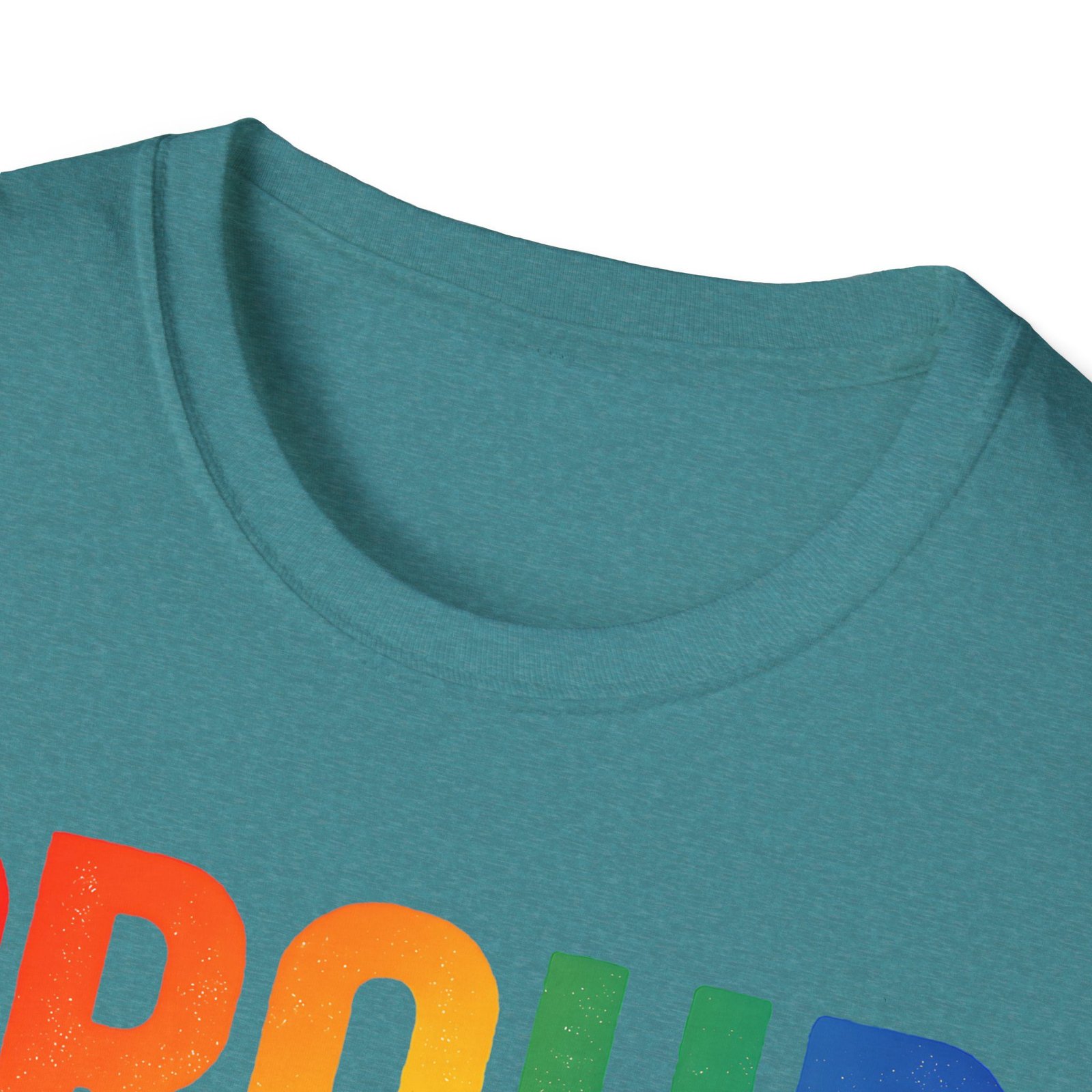 Proud Ally T-Shirt – Rainbow Allyship Support Graphic Tee - Image 21