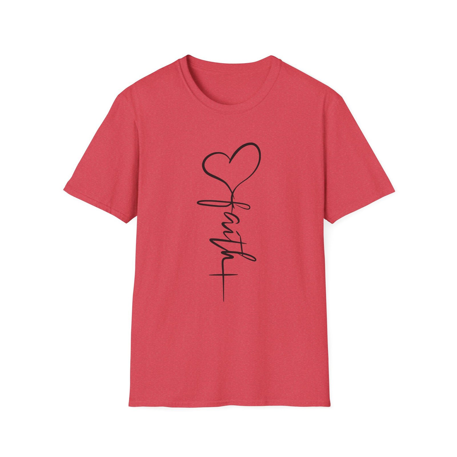 Faith Script Unisex T-Shirt - Image 40