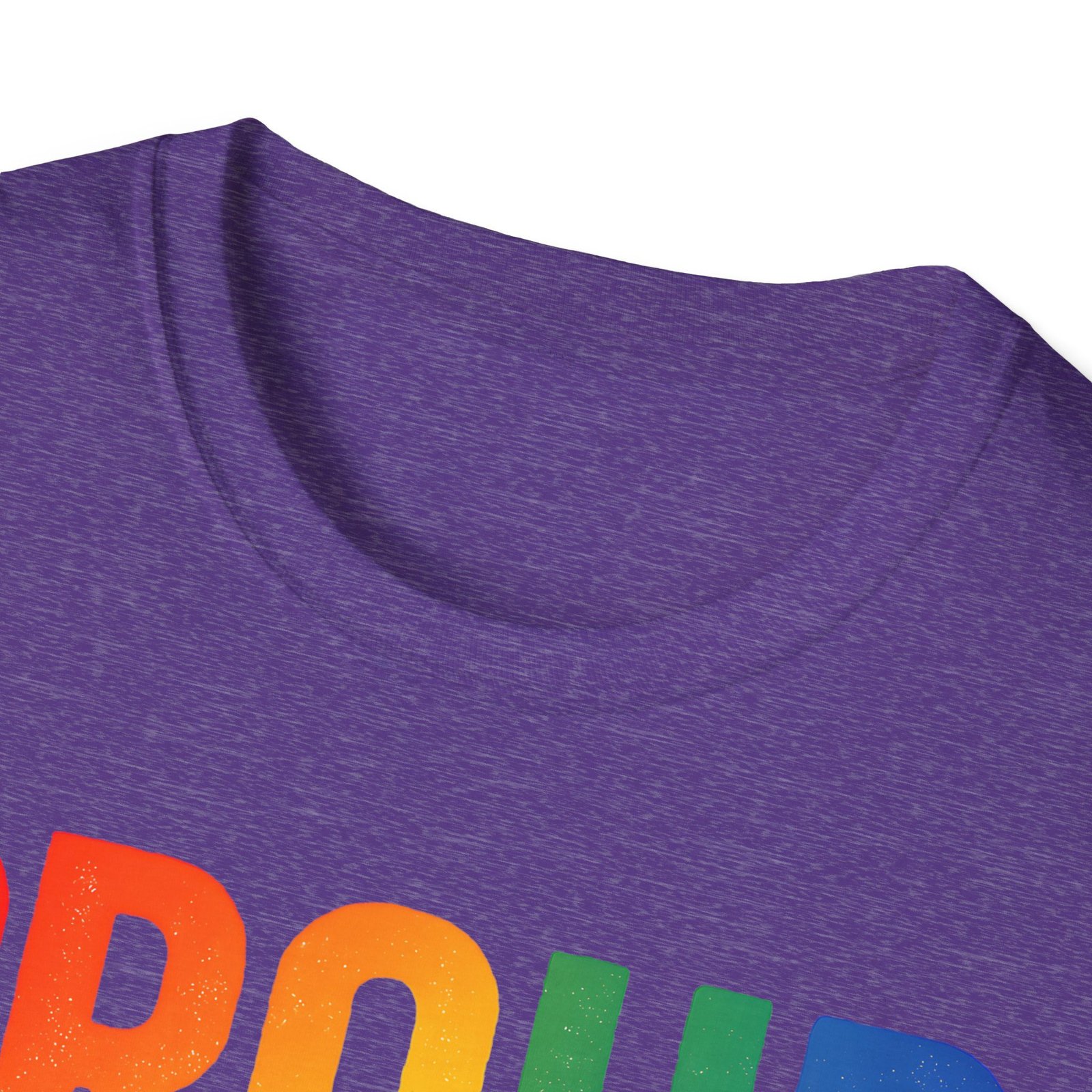 Proud Ally T-Shirt – Rainbow Allyship Support Graphic Tee - Image 36