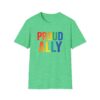 Proud Ally T-Shirt – Rainbow Allyship Support Graphic Tee