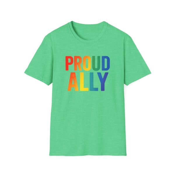 Proud Ally T-Shirt – Rainbow Allyship Support Graphic Tee
