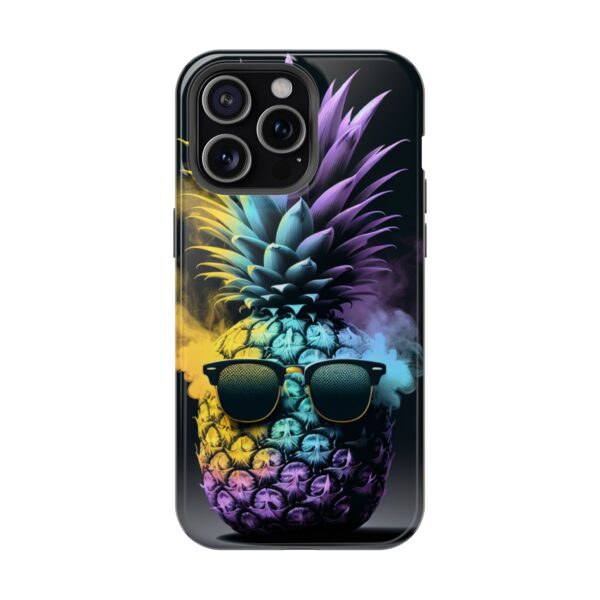 Smokin’ Pineapple Magnetic Tough Phone Case – MagSafe Compatible