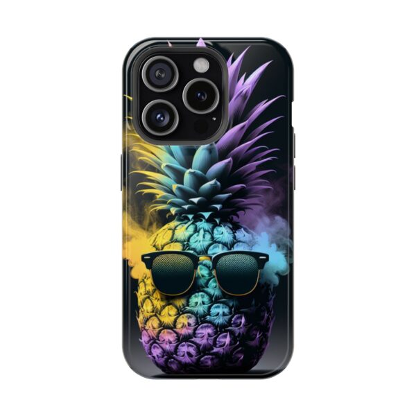 Smokin’ Pineapple Magnetic Tough Phone Case – MagSafe Compatible