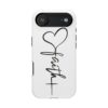 Faith Heart Script Magnetic Tough Phone Case – MagSafe Compatible