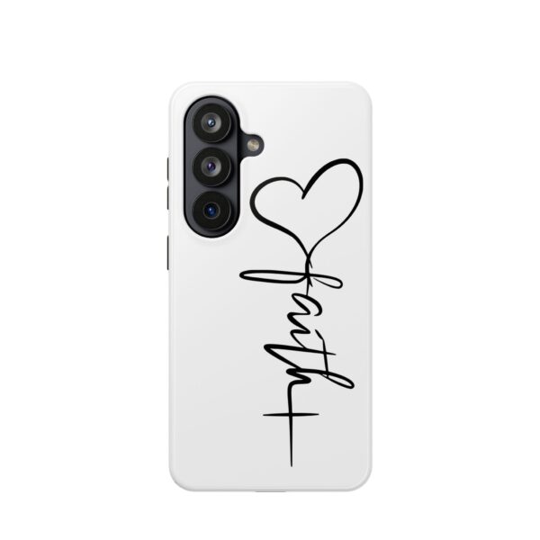 Faith Heart Script Magnetic Tough Phone Case – MagSafe Compatible
