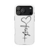 Faith Heart Script Magnetic Tough Phone Case – MagSafe Compatible