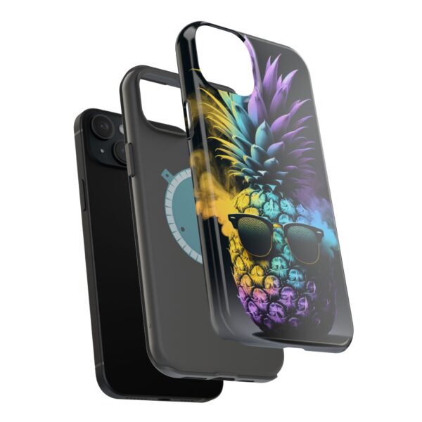 Smokin’ Pineapple Magnetic Tough Phone Case – MagSafe Compatible