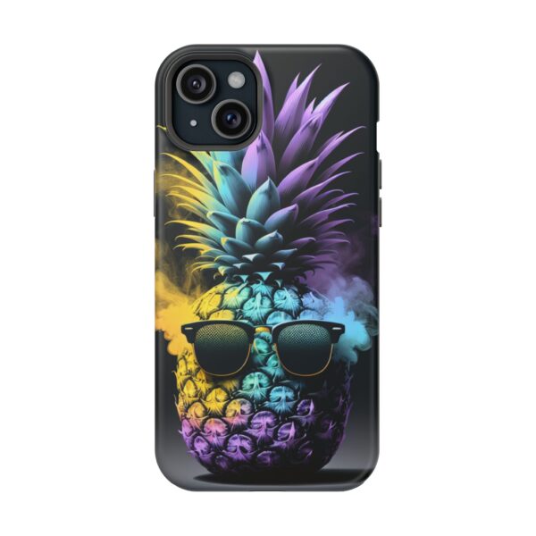 Smokin’ Pineapple Magnetic Tough Phone Case – MagSafe Compatible