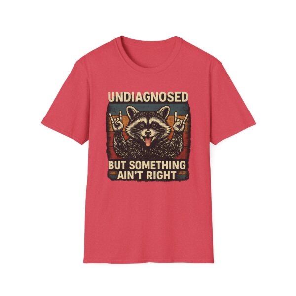 Funny Raccoon T-Shirt | Undiagnosed But Something Ain’t Right Graphic Tee