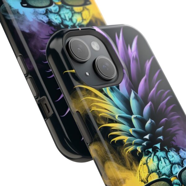 Smokin’ Pineapple Magnetic Tough Phone Case – MagSafe Compatible