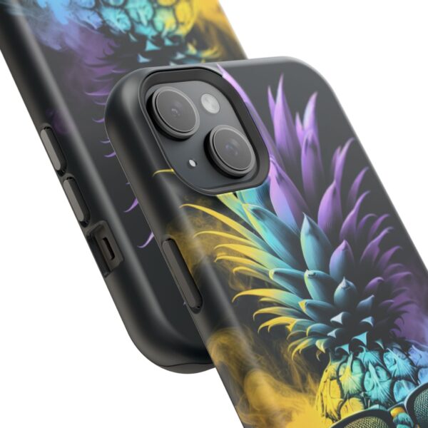 Smokin’ Pineapple Magnetic Tough Phone Case – MagSafe Compatible