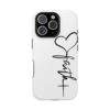Faith Heart Script Magnetic Tough Phone Case – MagSafe Compatible