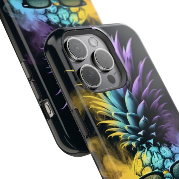 Smokin’ Pineapple Magnetic Tough Phone Case – MagSafe Compatible