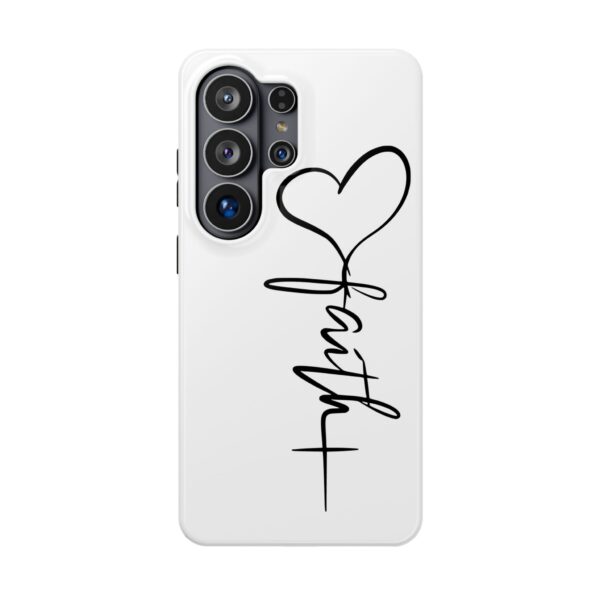 Faith Heart Script Magnetic Tough Phone Case – MagSafe Compatible