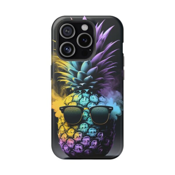 Smokin’ Pineapple Magnetic Tough Phone Case – MagSafe Compatible