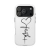 Faith Heart Script Magnetic Tough Phone Case – MagSafe Compatible