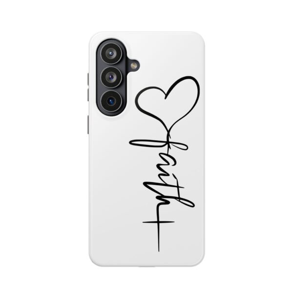 Faith Heart Script Magnetic Tough Phone Case – MagSafe Compatible