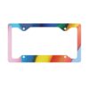 Rainbow Pride Metal License Plate Frame