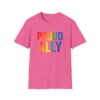 Proud Ally T-Shirt – Rainbow Allyship Support Graphic Tee