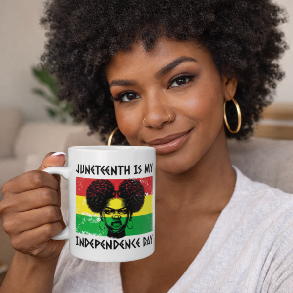 ChatGPT Image Mar 6, 2026, 08_44_10 PM Juneteenth Is My Independence Day Ceramic Mug