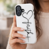 Faith Heart Script Magnetic Tough Phone Case – MagSafe Compatible